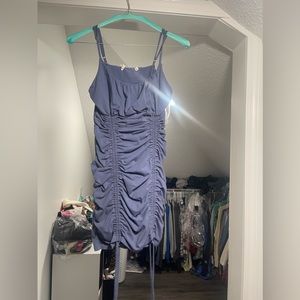 Singed mini dress